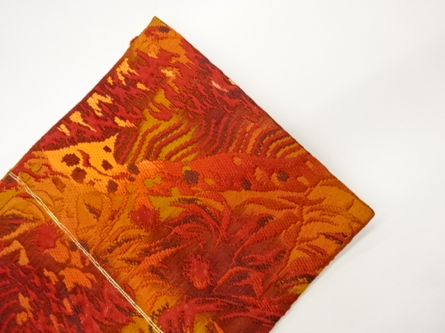  抽象模様織出し名古屋帯